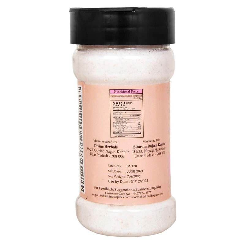 Shudh India Himalayan Pink Salt Powder (84 Essential Trace Minerals)