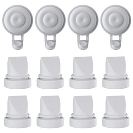 GOTOCUT Replacement Pump Parts for Momcozy M9 Replacement Parts Replace to Mom Cozy m9 Replacement Parts, Compatible with Momcozy M9 Breast Pump Replacement Parts Mom Cozy Pump Parts, Pack of 12