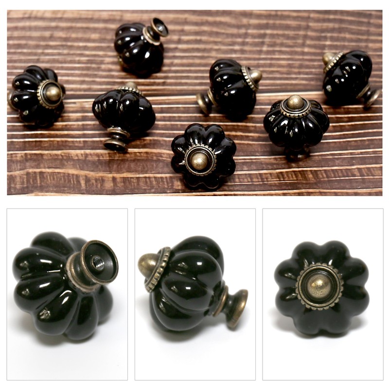 Auped Ceramic Drawer Knobs Cabinet Handles Kitchen Cabinet Furniture Knobs