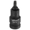 sourcing map T30 Torx Bit Socket 55mm/2.17" Length 1/2" Square