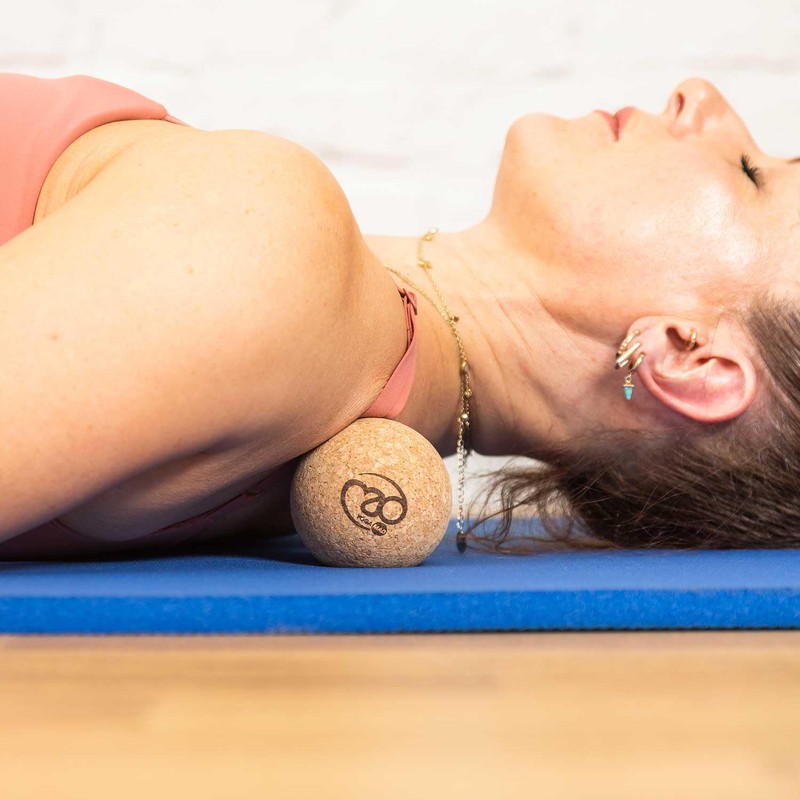 Fitness Mad Cork Massage Ball for Trigger Point Therapy, Deep