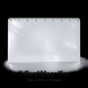 3X Credit Card Magnifier with Ruler, Ultra-Thin PVC Wallet Pocket