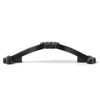 JETLAND Traditional Actique Cabinet Hardware - 6 Pack, Flat Black,