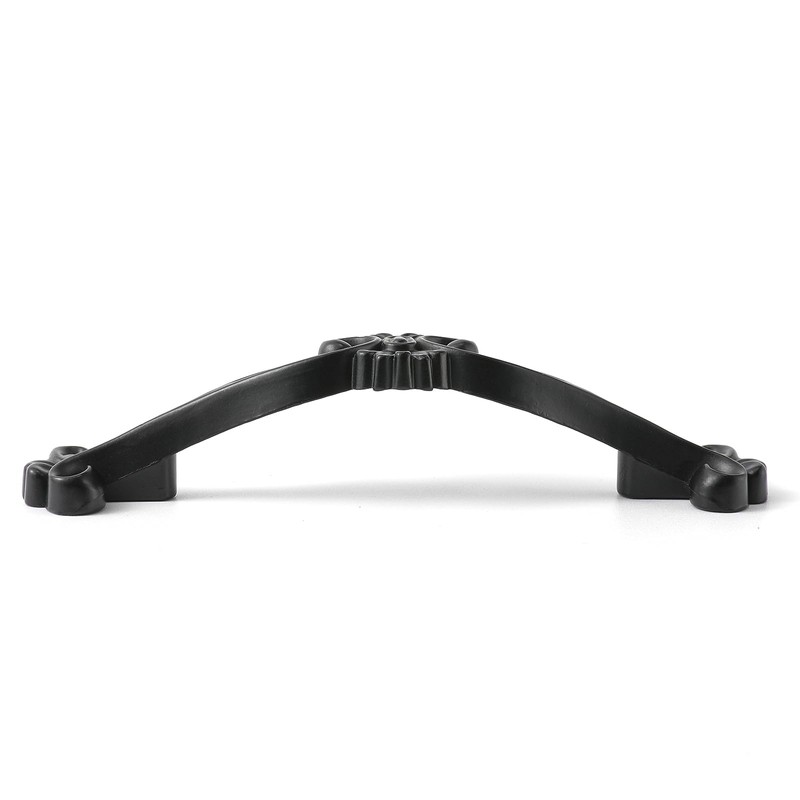JETLAND Traditional Actique Cabinet Hardware - 6 Pack, Flat Black,