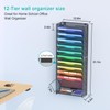 VEESUN 12 Tier Wall File Organizer, Mesh Letter Magazine Mail