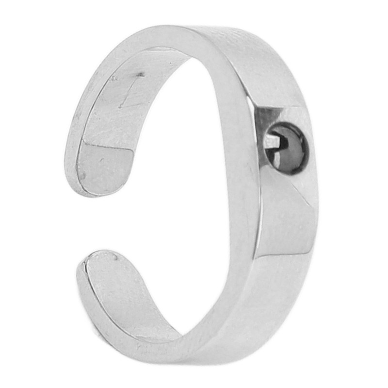 Prevent Snoring Ring Breath Aid Reusable Titanium Steel Adjustable Acupressure