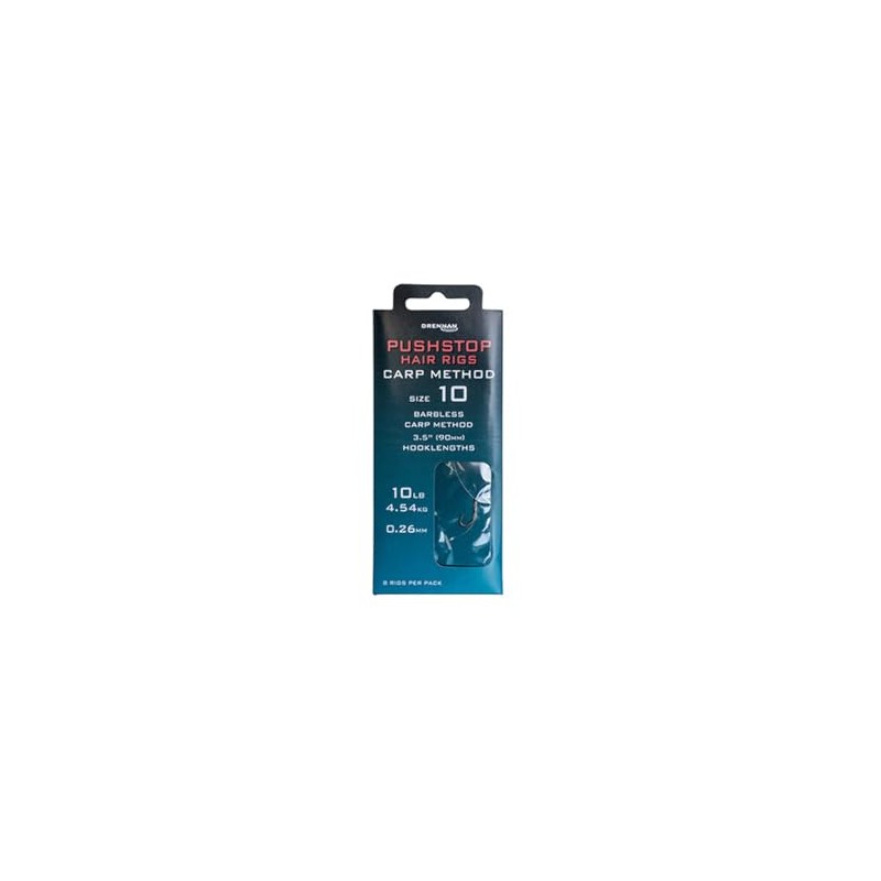 DRENNAN CARP METHOD QUICKSTOP HAIR RIGS SIZE 12 - HNQCMT012