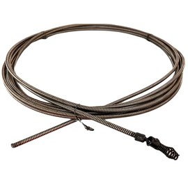DCD 21050PDH Permanent Drophead Sink Line Drain Cleaning Cable, 5/16" x 50' - Compatible with Small Drain Line Sink Machines