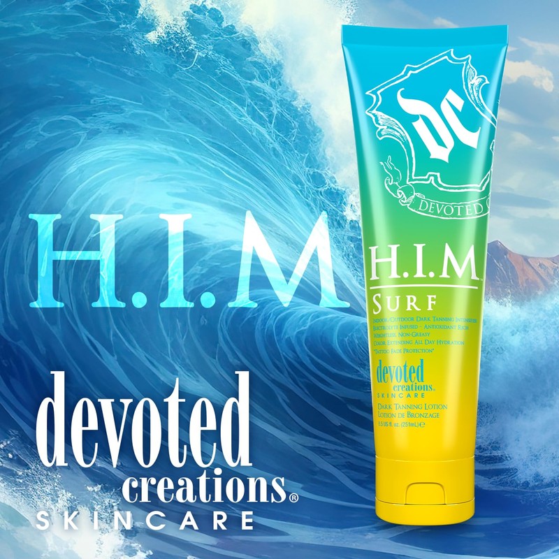 Devoted Creations H.I.M Surf Indoor/Outdoor Dark Tanning Intensifier Lotion (251ml)