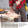 13Pcs Twist Drill Bit 1/4in Hex Shank 1.5‑6.5mm Fast Change