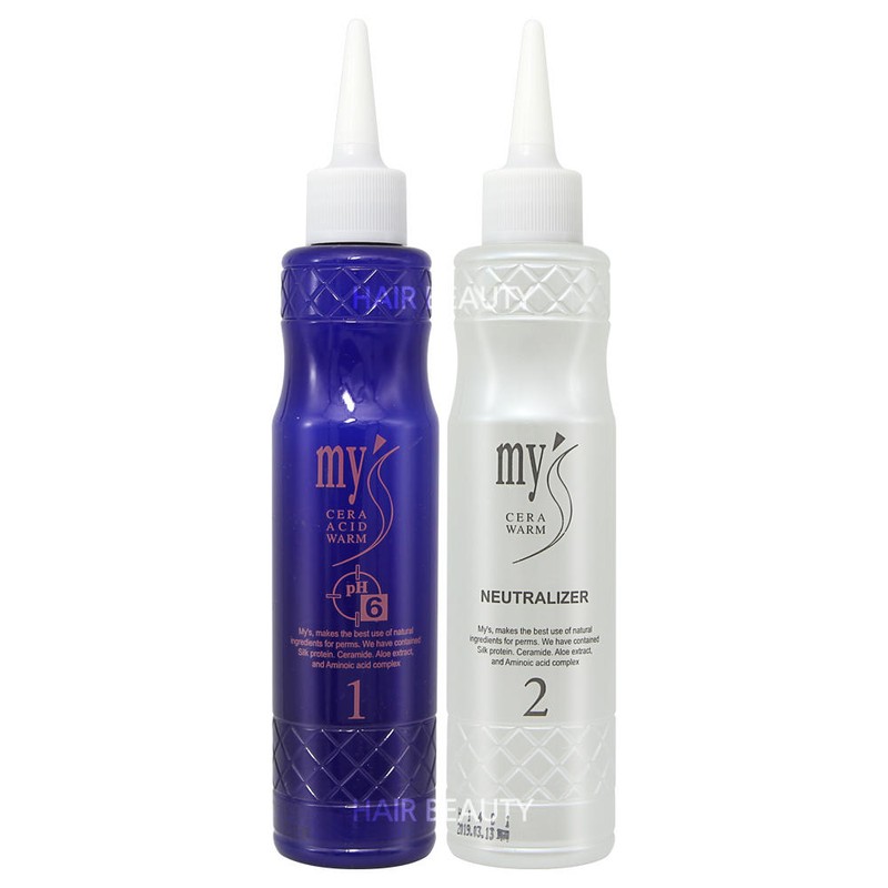 Iljin [일진] 마이스 세라 애시드 웜PH6 155ml+165ml (20세트) 산성펌제 [01_시술도구