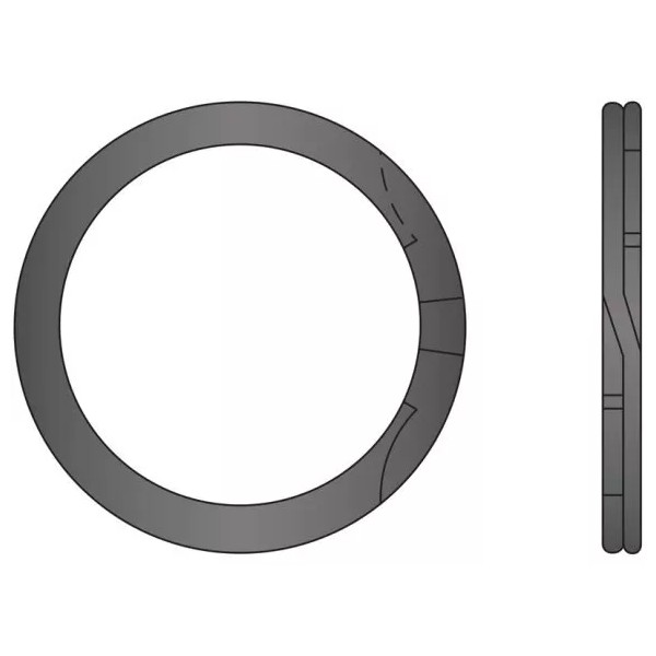 Spiral Retaining Ring Internal MD 2-1/4 Steel (4 Pieces)
