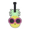 Pineapple with Sunglasses Luggage Tag