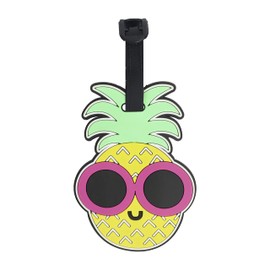Pineapple with Sunglasses Luggage Tag