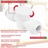 SPARES2GO Emergency Stop Valve 15mm Speed Push Fit 1/4 Turn