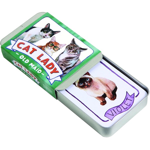 Cat Lady Old Maid (Cat Gifts for Cat Lovers, Cat Themed Card Game)