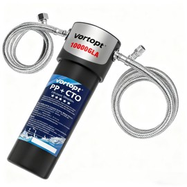 Vortopt Q1 Under Sink Water Filter System,Reduces Chlorine,Lead,Bad Taste & Odor,Under Counter Water Filter Direct Connect to Kitchen Faucets,NSF/ANSI 372/42 Certified,1 Year.
