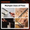 COMOWARE File & Handsaw Set, 3 Saw Blades & 12