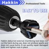 2PCS Burr Removal Tool for Metal, Hakkin Deburring External Chamfer