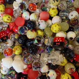 Beads By Color for Beadable Pen - DIY Mixed Beads for Crafting and Writing - High-Quality Bead Mixes - Sizes 12-20mm - Perfect for Creative Projects:_Disnay_Small 150ML