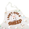 BNQL Sheep Apron with Pockets Sheep Gifts for Sheep Lover