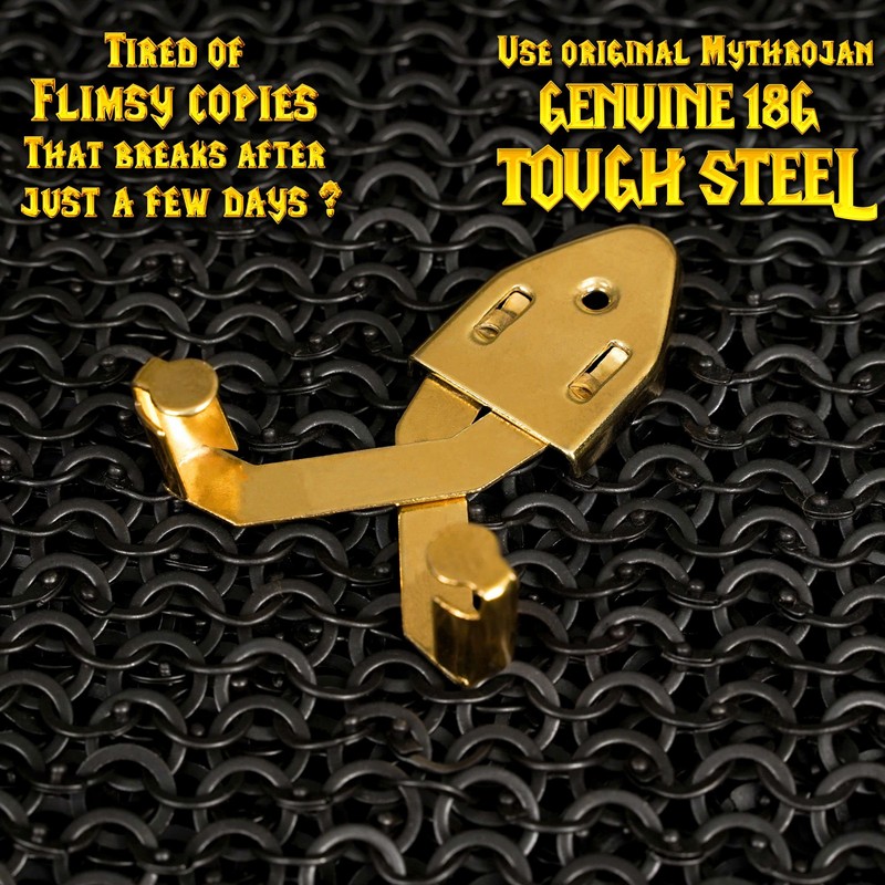 Mythrojan Metal Single Sword Vertical Wall Mount Universal Sword Holder