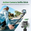 JOILCAN 25.2" Selfie Stick Tripod, Action Camera Vlog Tripod, Portable