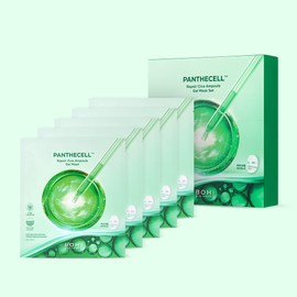 BioHealbo Bioheal Bo Pantecell Repair Cica Ampoule Gel Mask 5pcs / 바이오힐 보 판테셀 리페어시카 앰플 겔 마스크 5매입