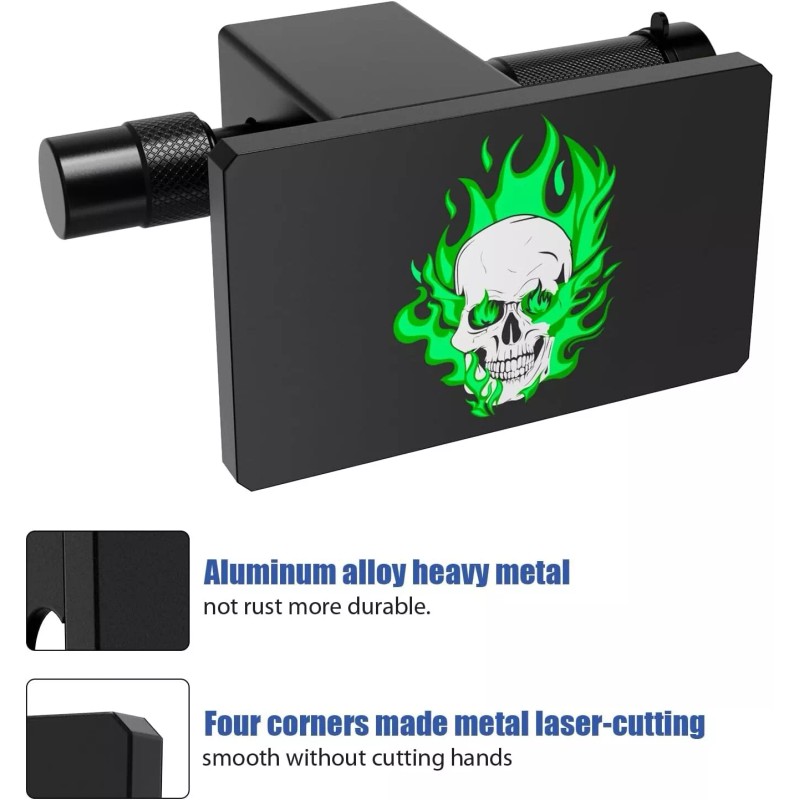 KftRocks 2 Inch Hitch Cover and Trailer Pin Lock -