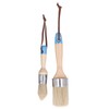4PCS Paint Brush Bristles Wooden Handle for Furniture Tables Chairs