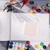 TEHAUX 200pcs Gold Foil Sheets for Crafts and Art Projects