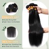 Elailite Real Hair Wefts for Sewing, Real Hair Weft Extensions,