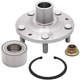 [1-Pack] BR930177k FRONT Wheel Hub Bearing Repair Kit Compatible with 2006-2012 Ford Fusion, 2006 Lincoln Zephyr, 2003-2008 Mazda 6 [Non-Mazdaspeed], 2006-2011 Mercury Milan, 2007-2012 Lincoln MKZ
