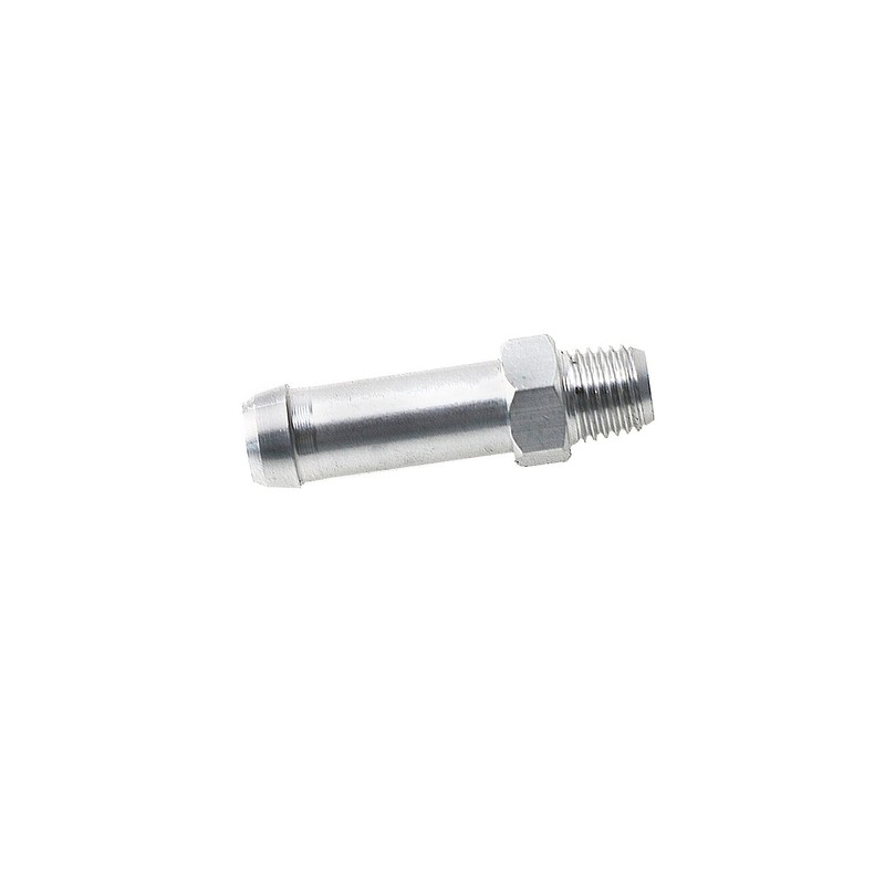 RADREPLA Universal Aluminum Radiator Overflow Nipple Barb Fitting Hose Connector