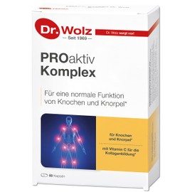 ProAktiv Complex by Dr. Wolz, Micronutrient Combination for the Supply of Bones and Cartilage, 80 Capsules