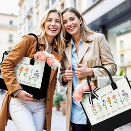 Shellspace Christian Gifts for Women 2025, Inspirational Religious Gift for Women, Catholic Spiritual Gift Mothers Day Birthday Gifts for Women Mom Sister Grandma Wife, Canvas Tote Bag & Makeup 02