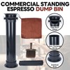 GOOFCXO Espresso Knock Box, 18 L Floor Standing Espresso Knock