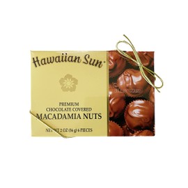 Hawaiian Sun Premium Chocolate Covered Macadamia Nuts