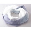 Selvin 100% Cotton Fluffy Gauze Fashionable Snood, Blue