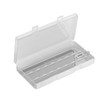 XYRSTOLR 18650 Battery Storage Case Box Organizer 8 Capacity Transparent