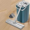 Flat Floor Mop and Bucket Set Microfiber Squeeze Magic Scalable