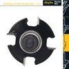 Akylin Slotting Cutter Router Bit, 1/4 Inch Shank, 4 Wing
