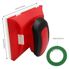 Paint Edger Tool 1 Piece Paint Edger Pad Edger Paint Trimmer with Masking Tape Multifunctional Paint Trimmer Tool with Padded Nylon Bristle Edge for Walls and Ceilings for Cutting Tools