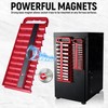 Reniteco Magnetic Socket Organizer Set, 3 Pcs Red Portable Heavy