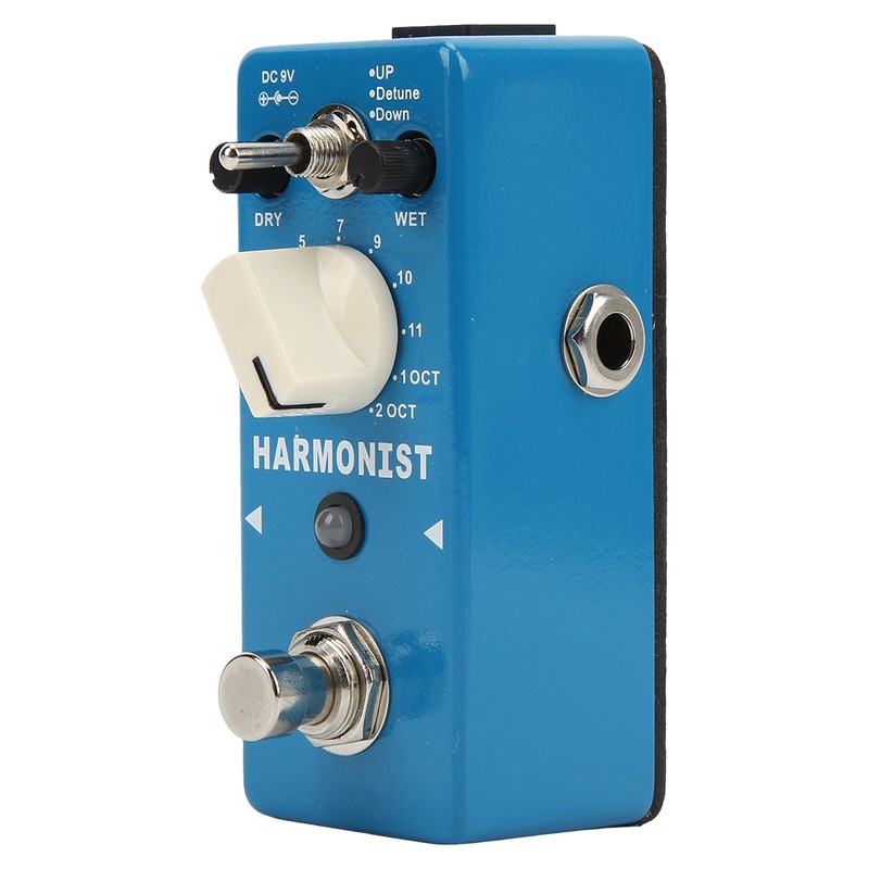 Digital Chip Effect Pedal Metal Blue Guitar Transpose Effects Pedals