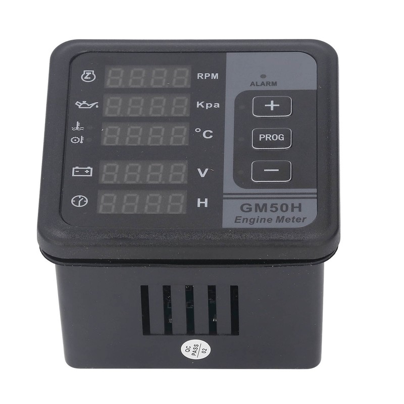 Diesel Generator Set Controller Digital Genset Engine Meter with Mounting