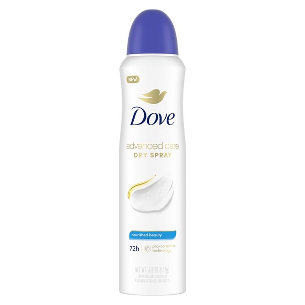 Dove Advanced Care Antiperspirant Deodorant Spray Nourished Beauty Antiperspirant deodorant