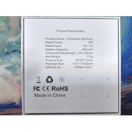 Retainer Cleaner, UV-C Box Portable Case Holder for Aligner, Denture, Mouth Guards, Braces, Pacifier, Toothbrush Heads, Jewelry