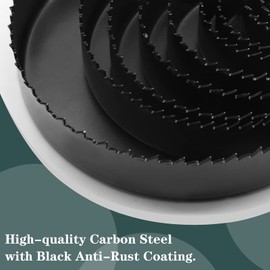 Jersvimc 16 Piece Hole Saw Kit with Mandrel Hex, 3/4"-5" Hole Cutter Set Round Hole Drill Bit Set for Wood Plastic Drywall PVC Corn