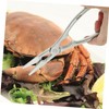 Sosoport 3pcs Zinc Alloy Crab Tools Set Seafood Eating Supplies